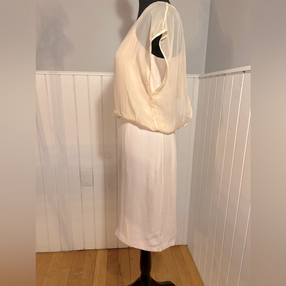 French Connection silk Dress Size 8 petal pink - Picture 5 of 6